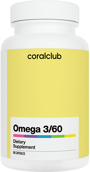 Omega 3/60 Coral Club - natural fatty acid I GET -20% OFF